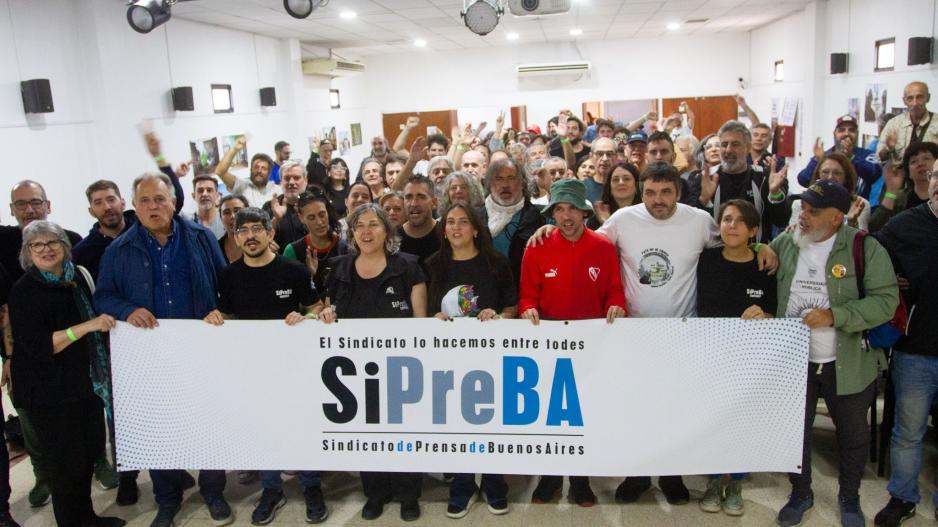 SiPreBA realizó una asamblea general con participación de Pablo Grillo y respaldo a trabajadores de Fate 