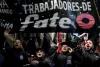 Reprimieron a trabajadores de Fate en plena audiencia clave por los despidos